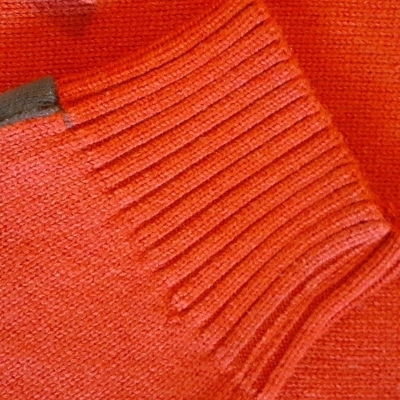 US polo assn embroidered large horse spell out men's 1/4 zip burgundy sweater L - Picture 11 of 12